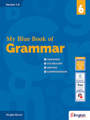 cover image of My Blue Book of Grammar for Class 6